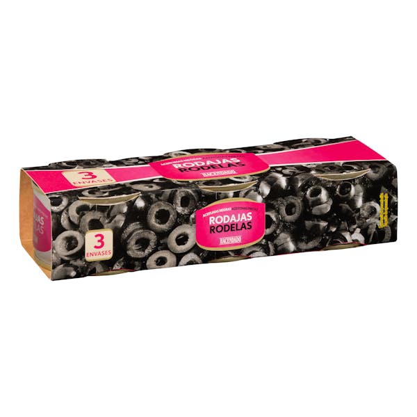Aceitunas negras en rodajas Hacendado