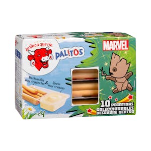 Queso fundido con palitos La vaca que ríe