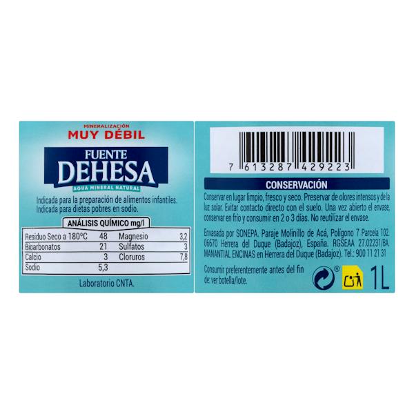 Etiqueta / ingredientes
