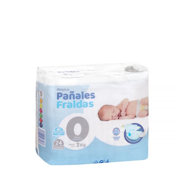 pañales bebe talla 0