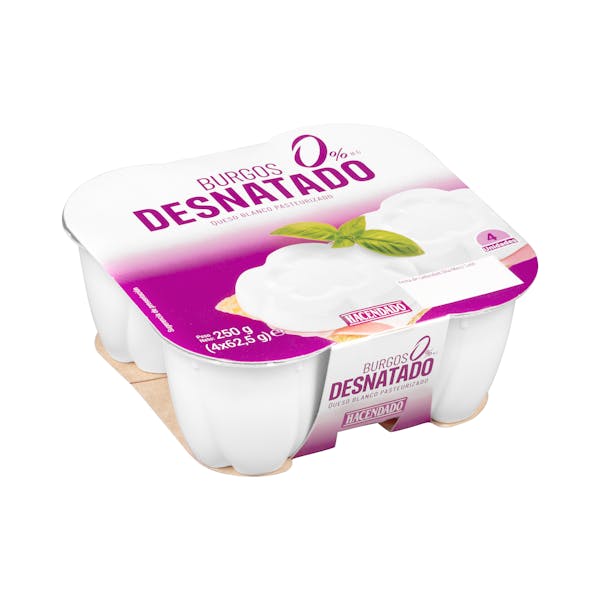 Queso fresco Burgos desnatado 0% m.g Hacendado
