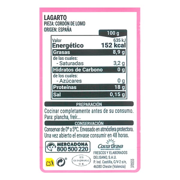 Lagarto de cerdo
