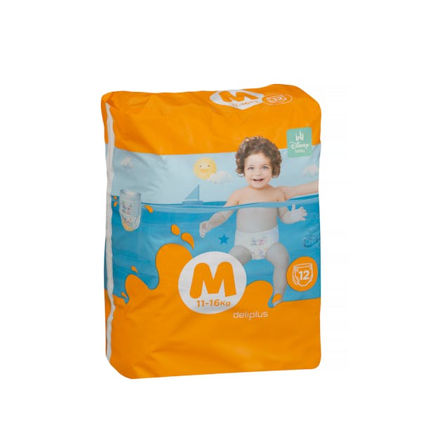 Imagen de Pañal bañador desechable talla M Deliplus de 11-16 kg