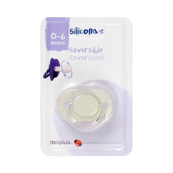 Chupete silicona reversible Deliplus +0 a 6 meses