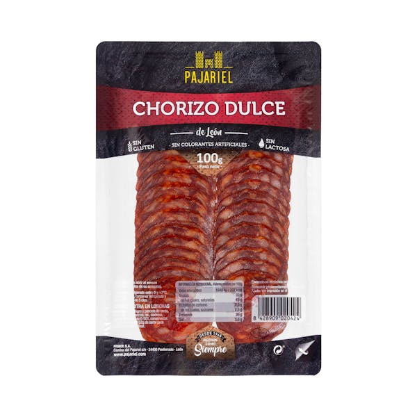 Chorizo dulce Pajariel lonchas