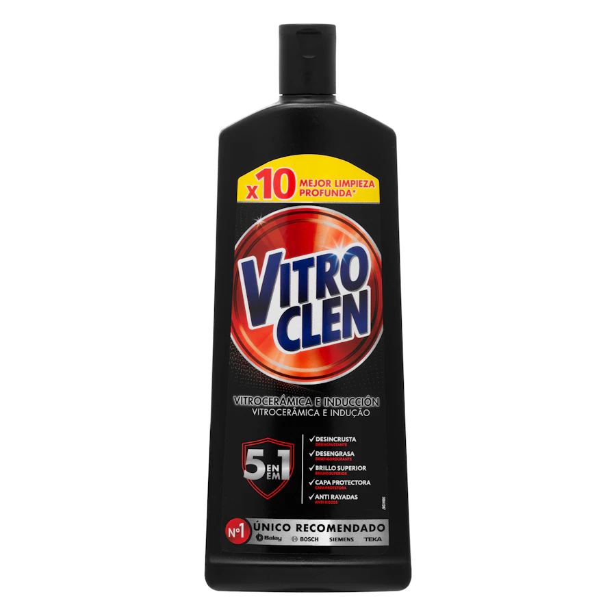 Crema limpiadora Vitrocerámicas Vitroclen 5 en 1 – Mercadona – صورة المنتج