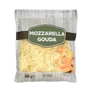 Queso rallado mozzarella y gouda Hacendado