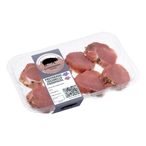 Medallones preparado de solomillo cerdo provenzal