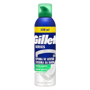 Espuma de afeitar piel sensible Gillette con aloe vera