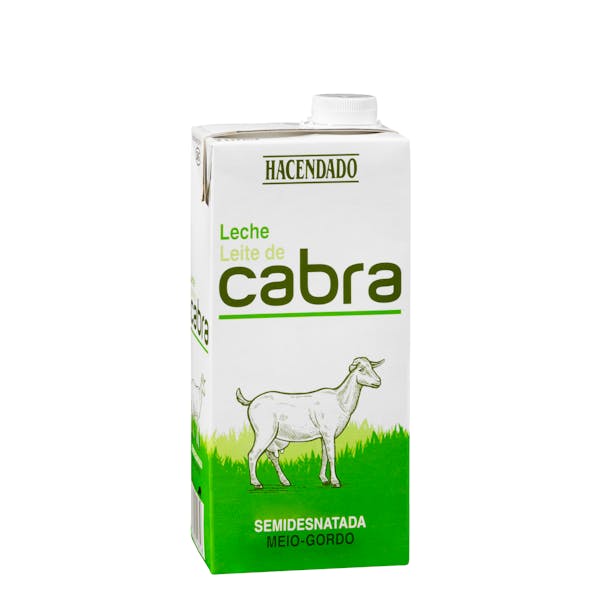 Leche semidesnatada de cabra Hacendado