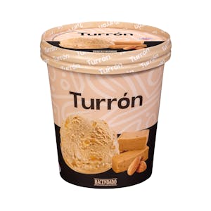 Helado turrón Hacendado