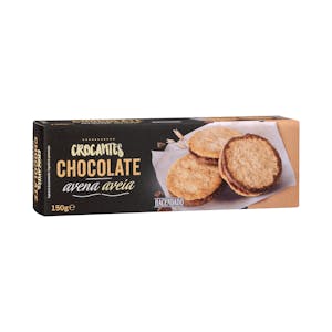 Galletas crujientes chocolate y avena Hacendado