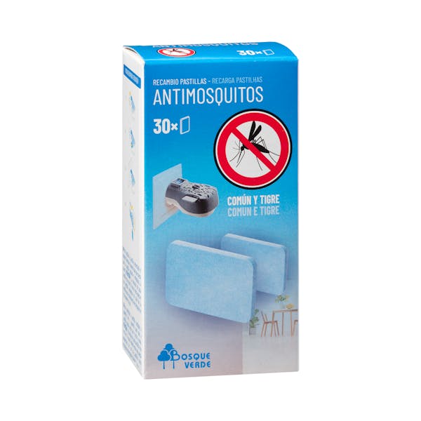Insecticida antimosquitos eléctrico recambio pastillas