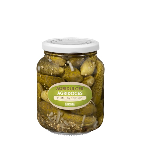 Pepinillos agridulces Hacendado