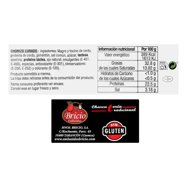 Chorizo de Tarancón Bricio