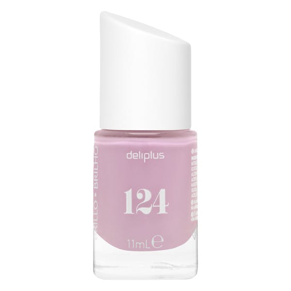 Laca de uñas alto brillo Deliplus 124 malva