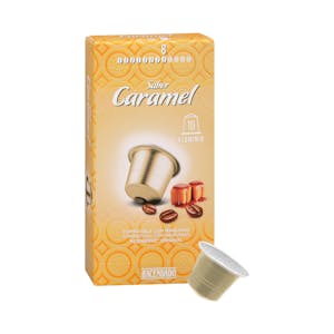 Café en cápsula sabor Caramel Hacendado