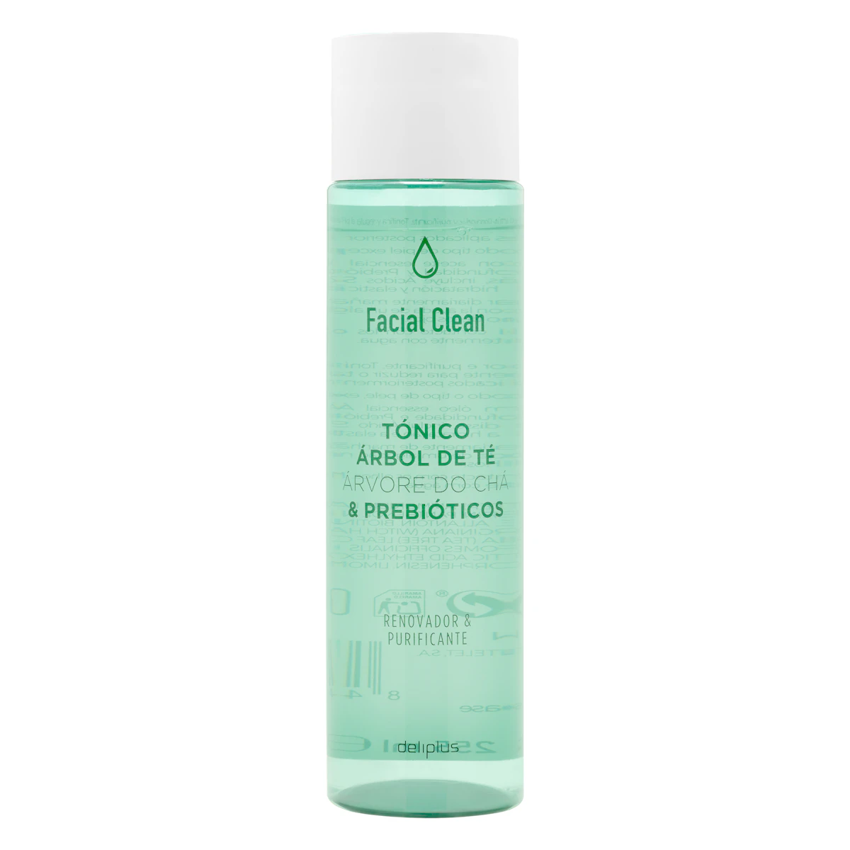 Tónico facial árbol de té y prebióticos Facial Clean – Mercadona – صورة إعلانية للمنتج