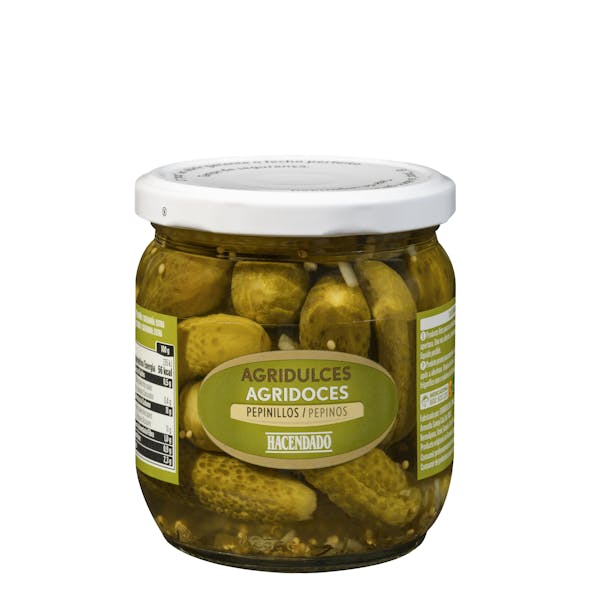 Pepinillos agridulces Hacendado