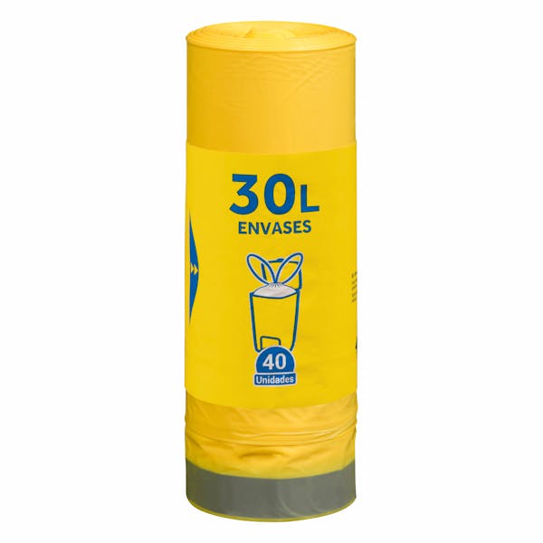 Imagen de Bolsas de basura envases Bosque Verde 30L cubo mediano