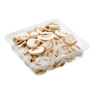 Champiñones laminados limpios