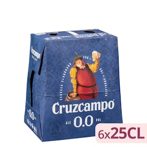 Cerveza 0,0% sin alcohol Cruzcampo