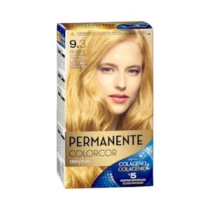 Coloración permanente 9.3 rubio clarísimo dorado Colorcor baja un 5% en Mercadona