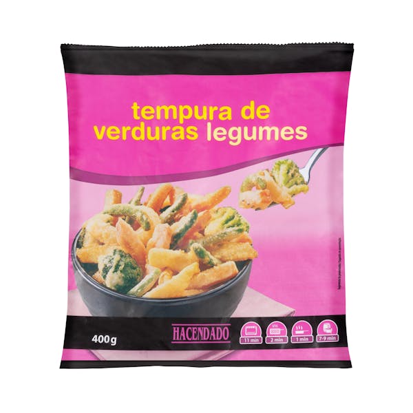 Tempura de verduras Hacendado ultracongelada