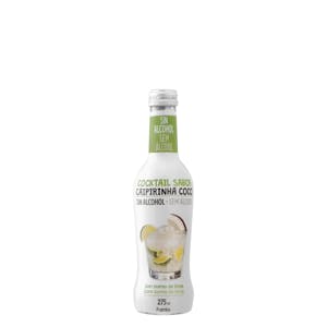 Cocktail sabor caipirinha coco sin alcohol Pi.omka con zumo de lima