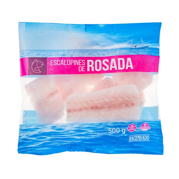 Escalopines de rosada sin piel Hacendado ultracongelados
