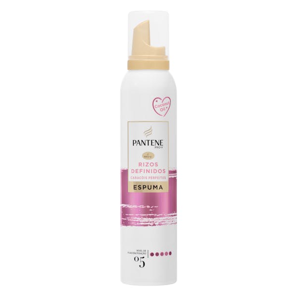 Imagen de Espuma cabello rizos definidos Pantene fijación 5