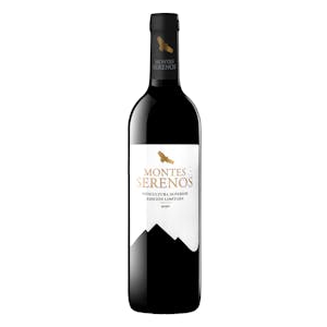 Vino tinto viticultura superior Montes Serenos edición limitada