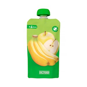 Papilla plátano y manzana Hacendado +6 meses