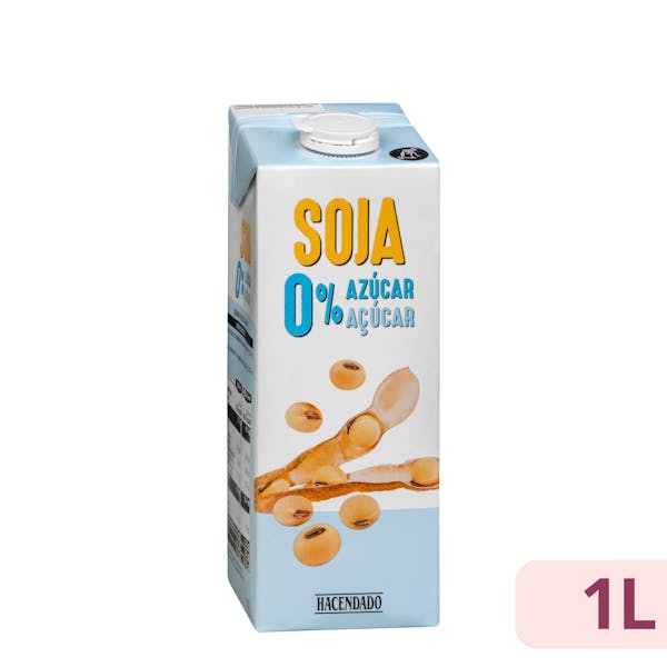 Imagen de Bebida de soja 0% azúcar Hacendado