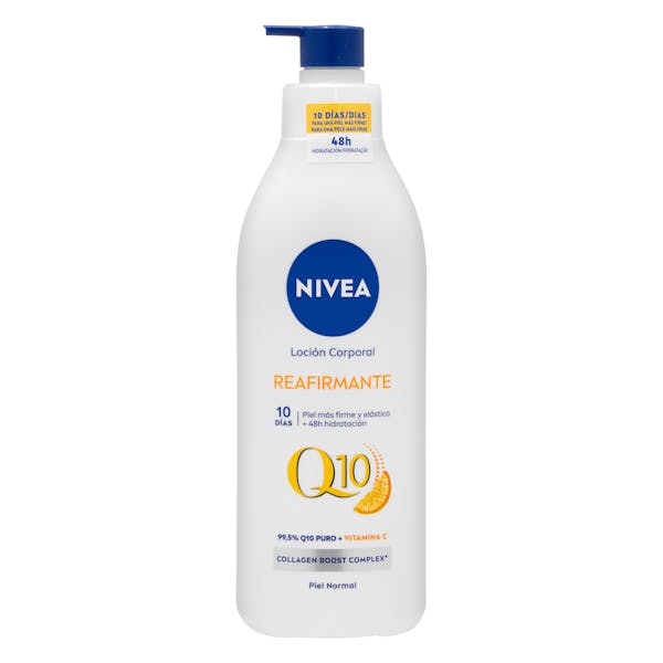 Loción corporal reafirmante Q10 Nivea y vitamina C