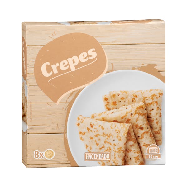Imagen de Crepes Hacendado ultracongelados