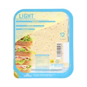 Queso lonchas cremoso light havarti de vaca Hacendado