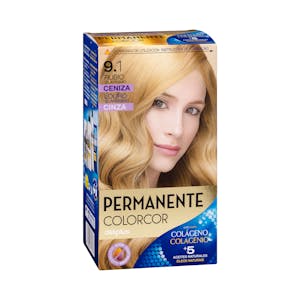 Coloración permanente 9.1 rubio clarísimo ceniza Colorcor