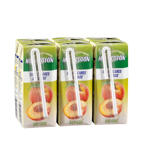 Bebida de melocotón Hacendado sin azúcares añadidos