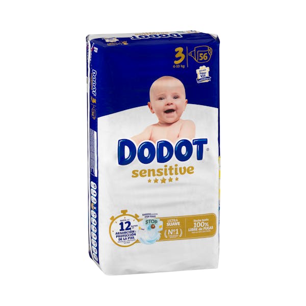 Pañales bebé talla 3 de 6-10 kg Dodot