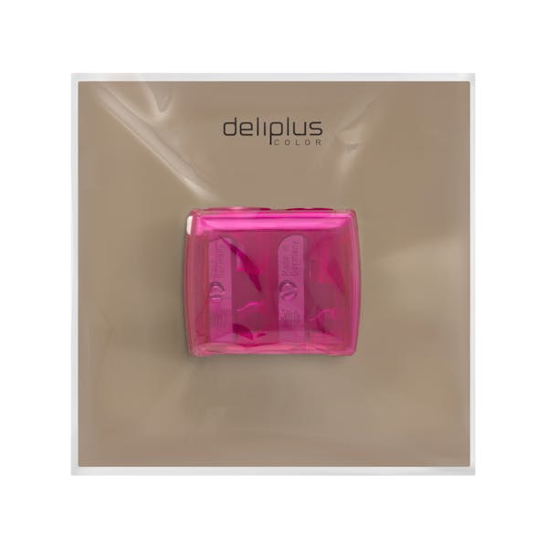Sacapuntas doble Deliplus lápiz fino y grueso