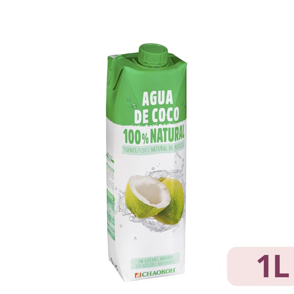 Agua de coco Hacendado 100% natural