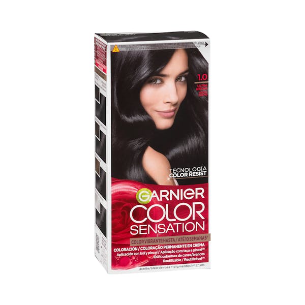 Coloración permanente Garnier 1.0 ultra negro