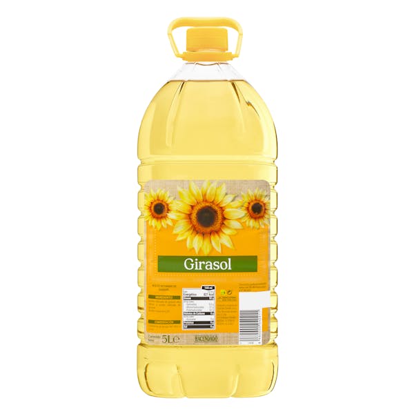 precios Aceite De Girasol Refinado 0,2º Hacendado 5 L. en Mercadona