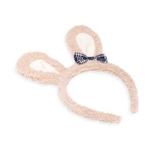 Diadema infantil Teddy orejitas de conejo rosa Deliplus con lazo