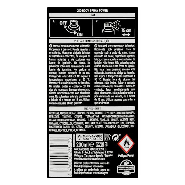 Etiqueta / ingredientes