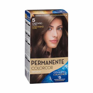Coloración permanente 5 castaño claro Colorcor