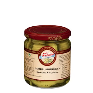 Aceitunas gordales con guindilla El Cabildo sabor anchoa