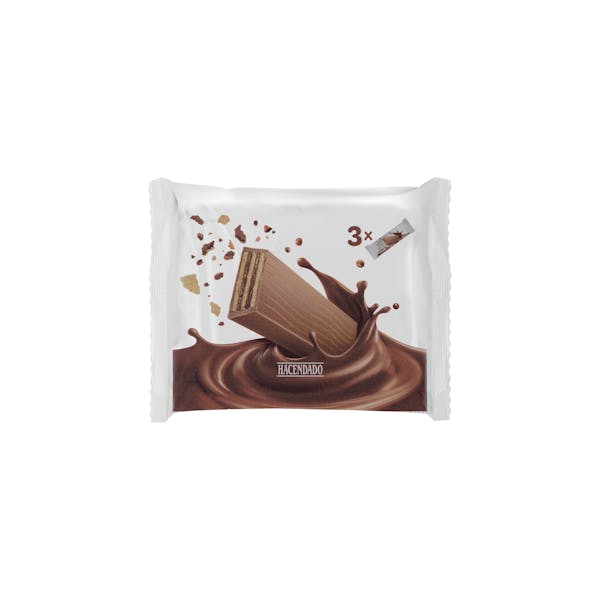 Imagen de Barritas crujientes Hacendado recubiertas de chocolate con leche