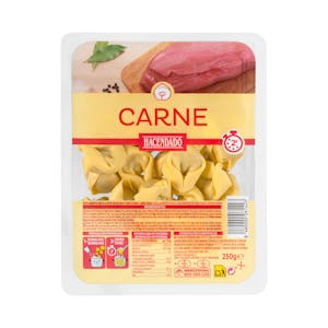 Pasta fresca tortellini rellena de carne Hacendado